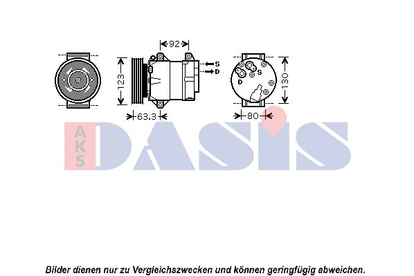 AKS DASIS Kompressori, ilmastointilaite 851560N